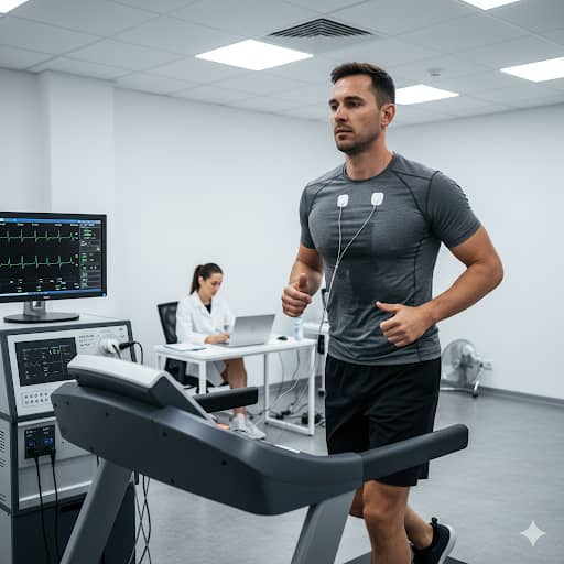 T- Blake sur tapis roulant