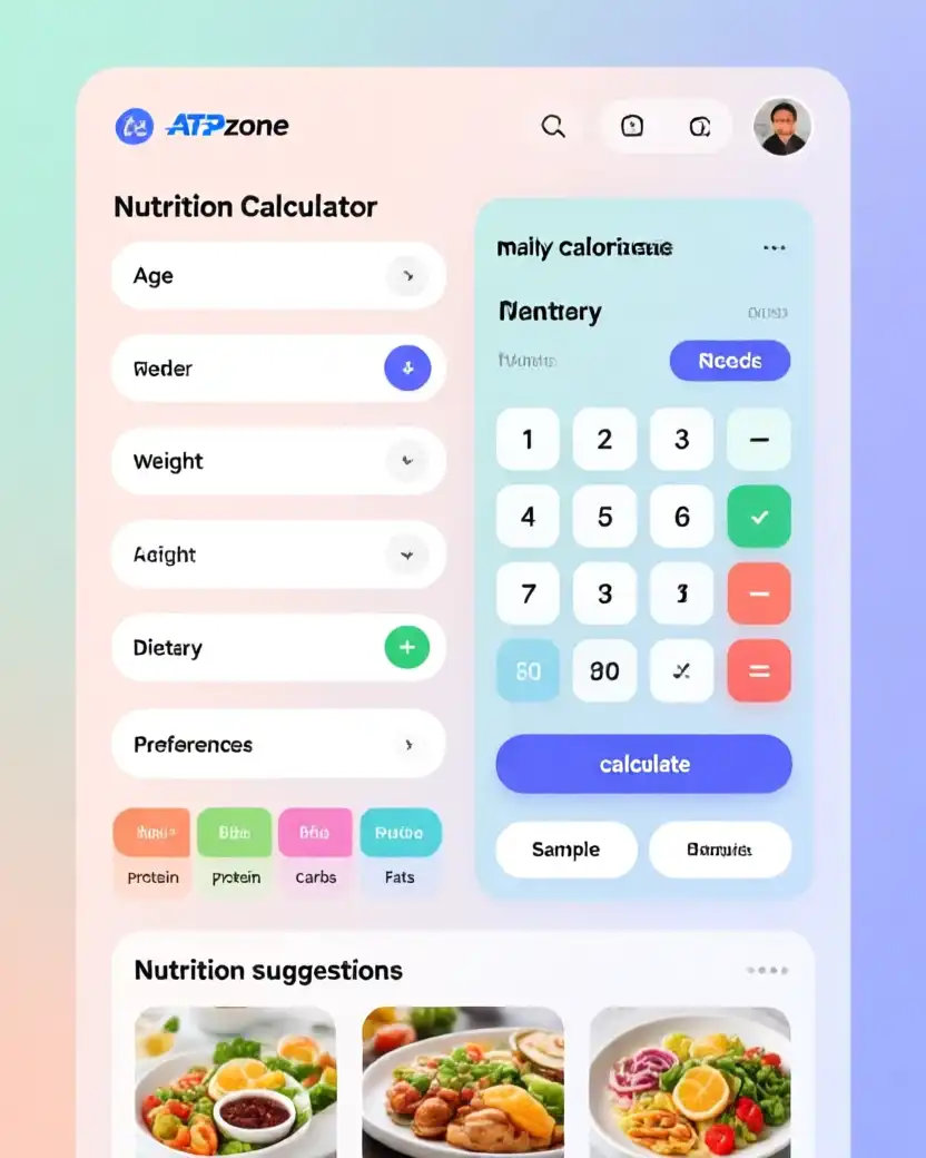 Calculatrice Nutritionnelle